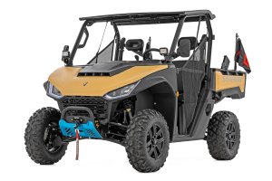 Segway Fugleman UT10 LED Cube Light Kit - Front - Rough Country - 3-inch Wide Angle, Chrome Pair, Front Mount - Chrome